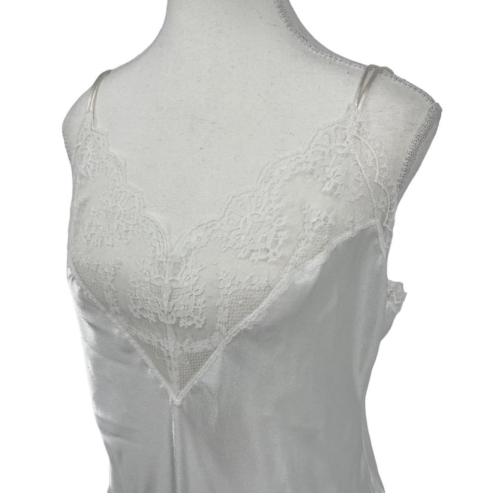 Vintage Nightgown & Robe Set Me 2 Sleepwear White ILGWU Women’s Large - Picture 7 of 16